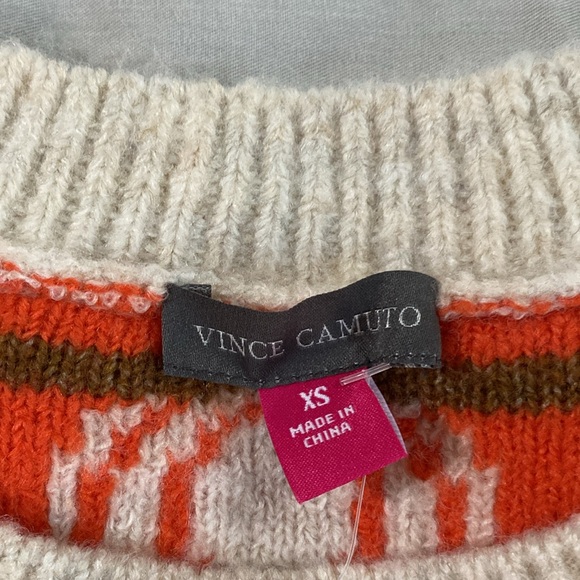 Vince Camuto Pumpkin Knit Sweater - Picture 3 of 4
